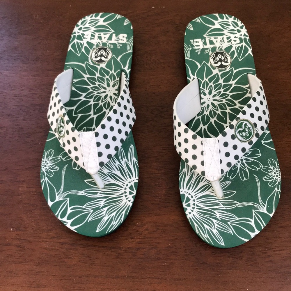 NWOT Colorado State University Sandals